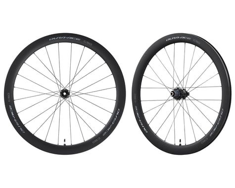 Shimano Dura-Ace WH-R9270-C50-TL Wheels (Blac (Shimano 12 Speed Only) (Wheelset) (12 x 100, 12 x 142mm) (700c / 622 ISO)