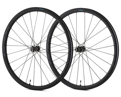 Shimano GRX RX870 Carbon Gravel Wheelset (Black) (Shimano 12 Speed Road) (12 x 100, 12 x 142mm) (700c / 622 ISO)