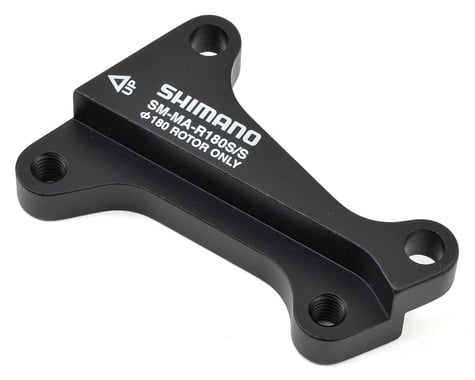 Shimano Disc Brake Adapters (Black) (For IS Caliper) (R180S/S) (IS to IS) (180mm Rear)