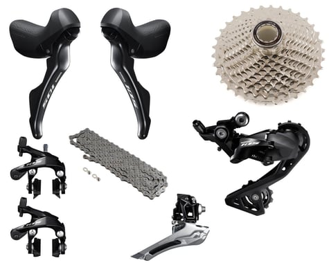 Shimano 105 R7000 Mechanical Road Groupset (Black) (2 x 11 Speed)