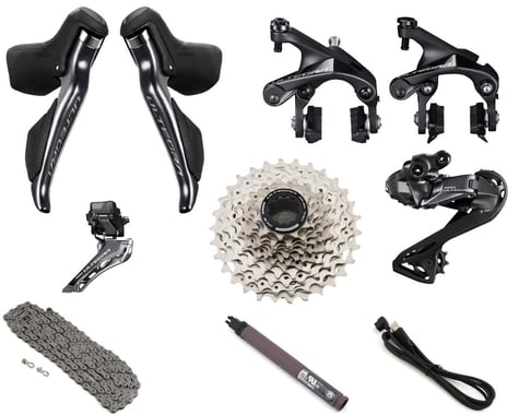 Shimano Ultegra R8150 Di2 Rim Brake Groupset (Black) (2 x 12 Speed) (11-30T)