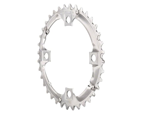 Shimano Deore M532 Chainrings (Black/Silver) (3 x 9 Speed) (Middle) (104mm BCD) (36T)