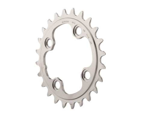 Shimano XT M780 Chainrings (Black/Silver) (3 x 10 Speed) (64/104mm BCD) (Inner) (24T)