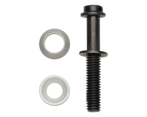 Shimano Disc Brake Caliper Fixing Bolts (Black) (36.3mm) (w/ Adjusting Washer)