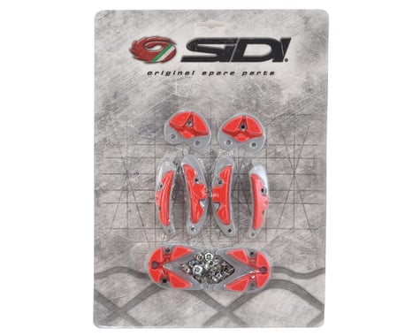 Sidi Replacement SRS Traction Pads For Dragon 2 & 3 Shoes (Red) (41-44)