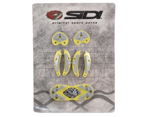 Sidi SRS Replacement Traction Pads for Dragon & Spider Shoes (Grey/Yellow) (39-40)