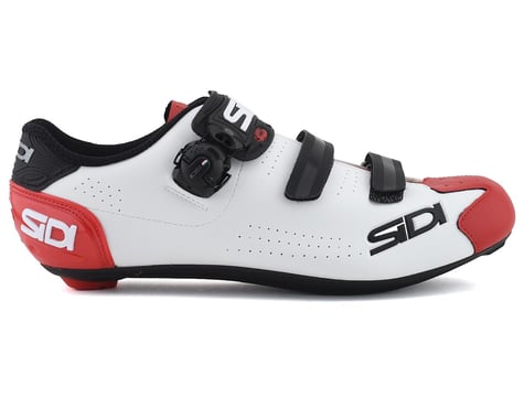 Sidi Alba 2 Road Shoes (White/Black/Red) (44)