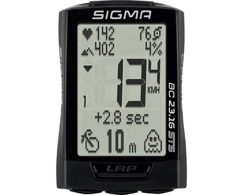 Sigma BC 23.16 STS Triple Bike Computer (Black) (Wireless)