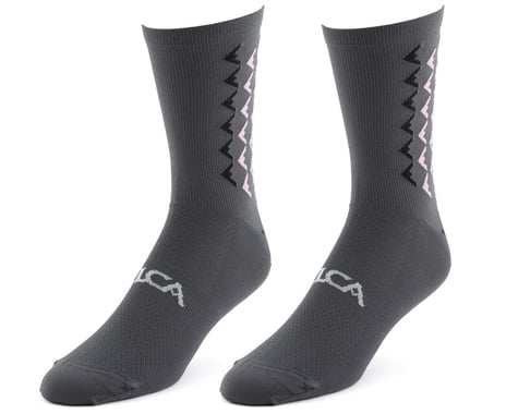 Silca Aero Race Socks (Classic Pink/Grey) (S)