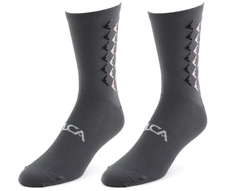 Silca Aero Race Socks (Classic Pink/Grey) (M)