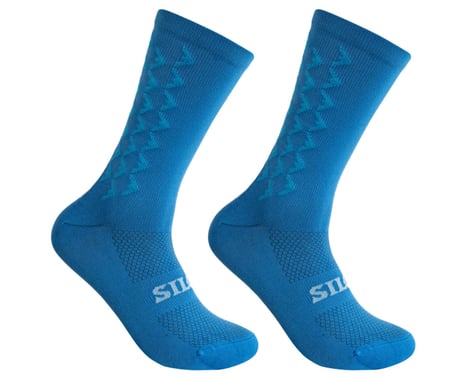 Silca Aero Tall Socks (Cyan Blue) (XL)