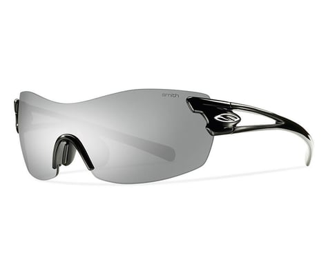 Smith Pivlock Asana Performance Sunglasses (Black) (Platinum/Clear/Ignitor)