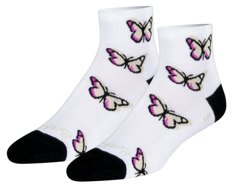 Sockguy Women's 2" Socks (Butterfly) (L/XL)