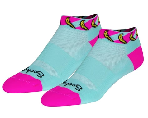 Sockguy Women's 1" Socks (Go Bananas) (L/XL)