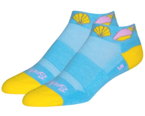 Sockguy Women's 1" Socks (Shells) (S/M)