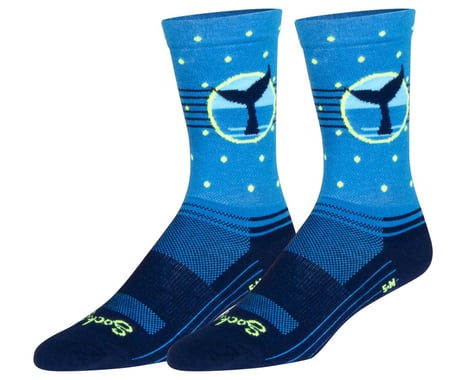 Sockguy 6" Socks (Whale Tail) (L/XL)