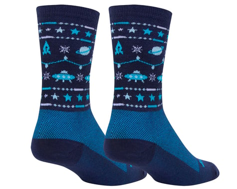 Sockguy 6" Wool Socks (Blue Sweater Limited Edition) (L/XL)