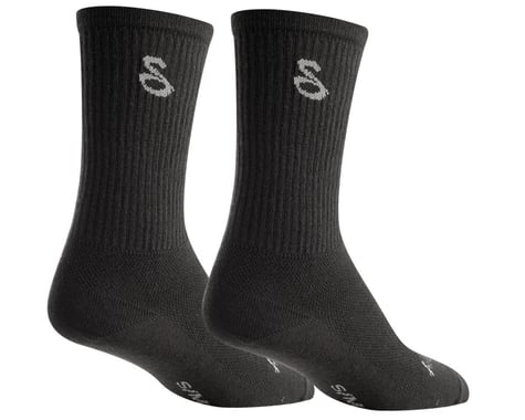 Sockguy 6" Wool Socks (Black) (L/XL)