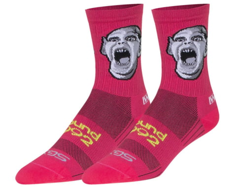 Sockguy 6" SGX Socks (Bat Boy Pink) (L/XL)