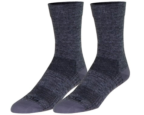 Sockguy 6" SGX Wool Socks (Grey) (S/M)