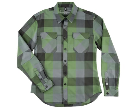 Sombrio Men's Vagabond Riding Shirt (Clover Green Plaid)