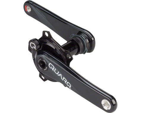SRAM Quarq DZero Carbon Power Meter Crankset (Black) (Non-Hidden Bolt) (BB30 Spindle) (165mm)