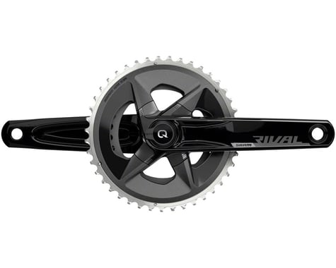 SRAM Rival AXS Wide Power Meter Crankset (Black) (2 x 12 Speed) (DUB Spindle) (175mm) (43/30T)