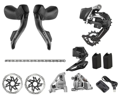 SRAM RED AXS Groupset (Black/Silver) (2 x 12 Speed) (No Karoo)