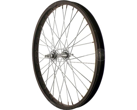 Sta-Tru Kids Bike Front Wheel (Black) (3/8" x 100mm) (20" / 406 ISO)