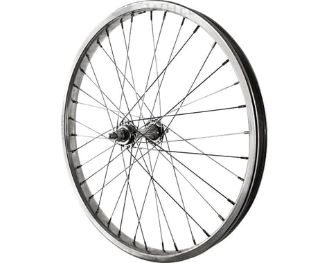 Sta-Tru Front Wheel (Silver) (20") (Steel Rim) (Solid Axle) (36 Spokes)