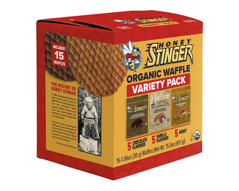Honey Stinger Organic Waffles - Mixed Box of 15