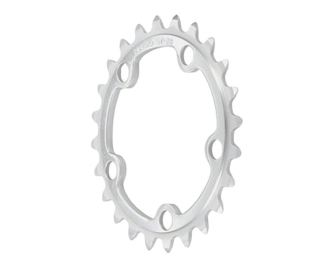 Sugino Single Speed Chainrings (Anodized Silver) (3/32") (5-Bolt) (74mm BCD) (Single) (26T)