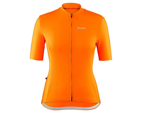 Sugoi Women's Essence Short Sleeve Jersey (Neon Orange) (M)