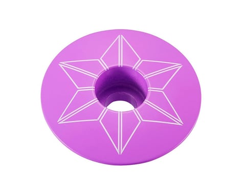 Supacaz Star Cap (Neon Purple)