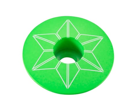Supacaz Star Cap (Neon Green)