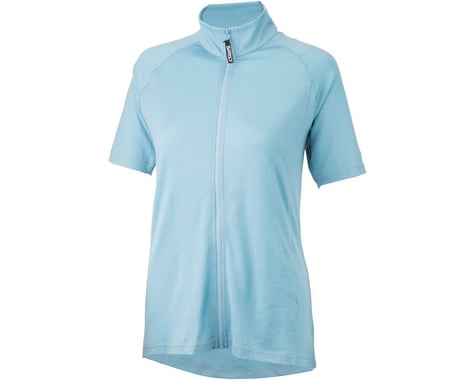 Surly Merino Wool Lite Women's Short Sleeve Jersey (Tile Blue)