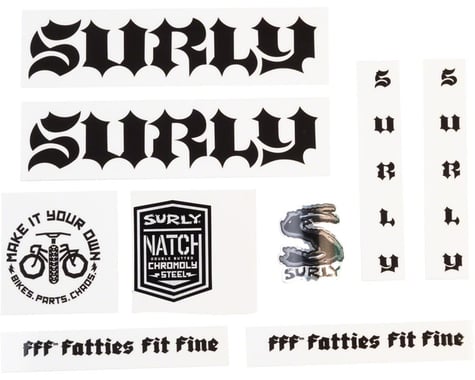 Surly Born to Lose Decal Set (Black)