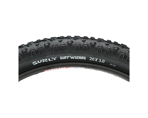 Surly Dirt Wizard Tubeless Mountain Tire (Black) (26") (3.0")