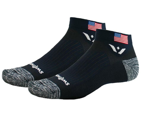Swiftwick Vision One Tribute Socks (USA Flag/Navy)