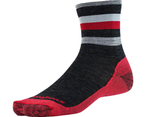 Swiftwick Pursuit Four Ultra Light Hike Sock (Coal Red)