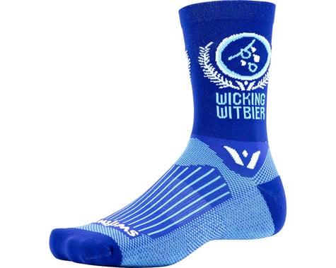 Swiftwick Vision Five Beer Series Sock (Wicking Witbier/Blue)