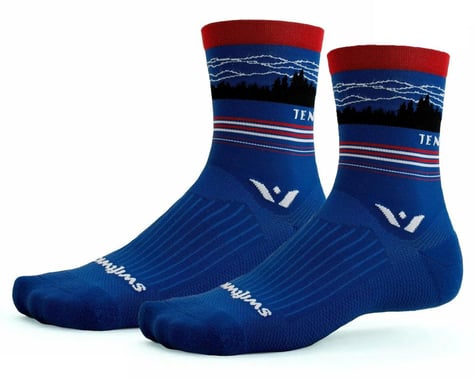 Swiftwick Vision Five Socks (Tribute Tennessee Flag) (L)