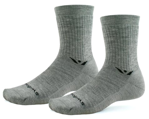 Swiftwick Pursuit Hike Six Lightweight Socks (Heather) (S)