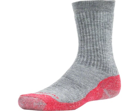 Swiftwick Pursuit Six Medium Cushion Hike Sock (Gray/Red)