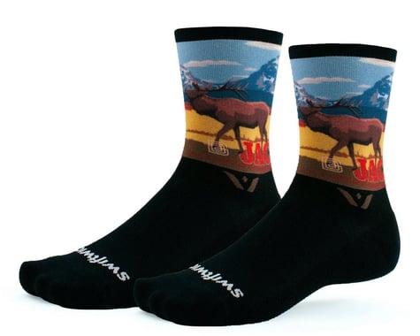 Swiftwick Vision Six Socks (Impression Jackson) (L)