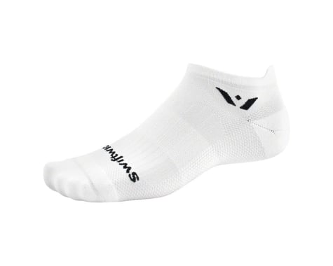 Swiftwick Aspire Zero Tab Socks (White) (L)