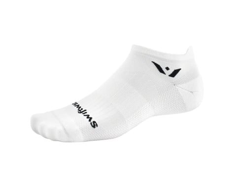 Swiftwick Aspire Zero Tab Socks (White) (S)