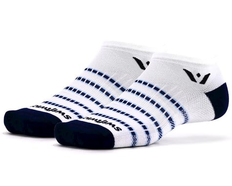 Swiftwick Aspire Zero Socks (White/Navy)