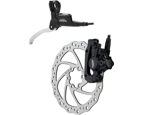 Tektro Auriga Comp Disc Brake and Lever - Rear, Hydraulic, Post Mount, With 160m