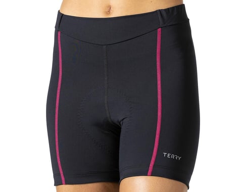 Terry Women's Bella Short (Black/Pink) (Short Inseam) (XL)
